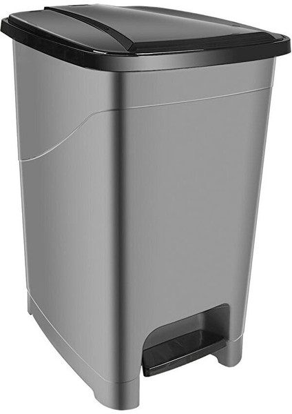 15 Lt Slim Pedallı Siyah Plastik Çöp Kovası, Kullanışlı ve Şık Tasarım modelleri