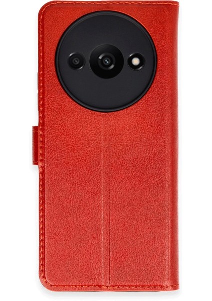 Xiaomi Redmi A3 4g Kılıf Trend S Plus Kapaklı Kılıf - Kırmızı - 15899-1148