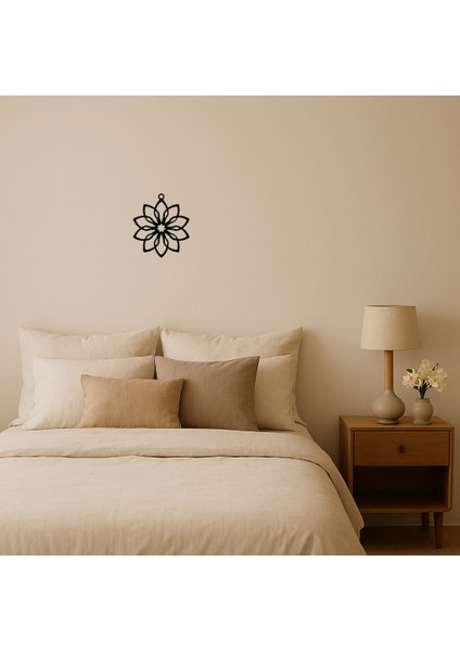 Ikili Çiçek Motifli Mdf Dekoratif Tablo - 12958-9663