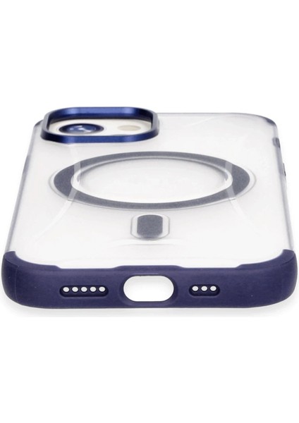 iPhone 15 Hilton Magsafe Kapak - Lacivert - 11942-6093 modelleri