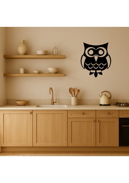 Şık Mdf Baykuş Desenli Dekoratif Tablolar - 14297-4217 fiyatları