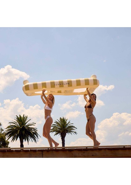 Çok Renkli Ikili Deniz ve Havuz Yatağı, Rahat ve Şık Tasarım indirimleri