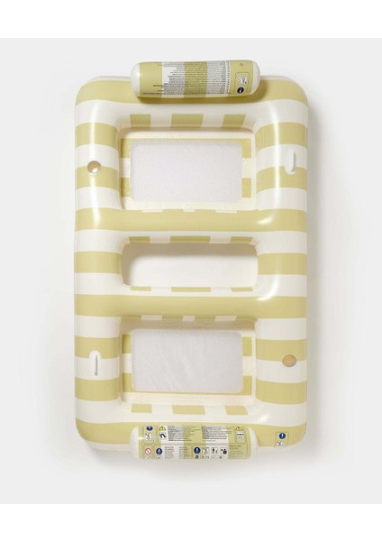 Çok Renkli Ikili Deniz ve Havuz Yatağı, Rahat ve Şık Tasarım