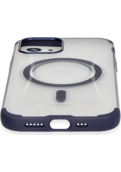 iPhone 12 Hilton Magsafe Kapak - Lacivert - 18737-9080 modelleri