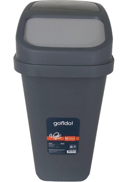 Renkli Plastik Çöp Kovası, Kapaklı, 10 Litre, Şık ve Kullanışlı Tasarım fiyatları