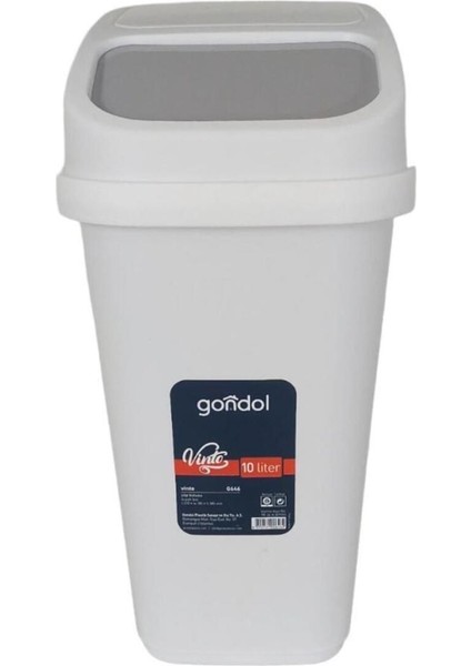 Renkli Plastik Çöp Kovası, Kapaklı, 10 Litre, Şık ve Kullanışlı Tasarım indirimleri