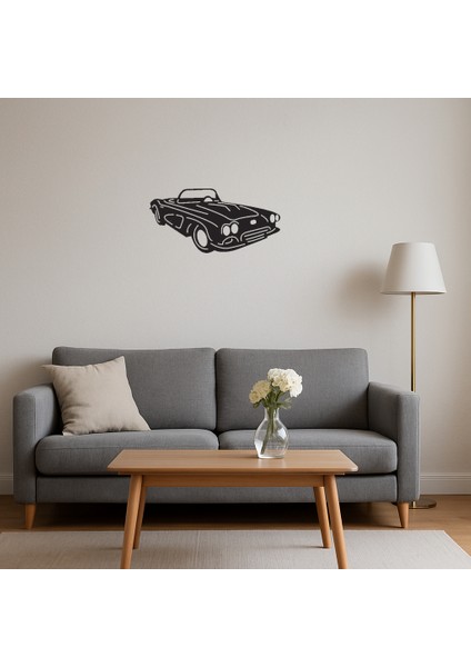 Retro Tarzı Klasik Araba Mdf Duvar Tablosu - 13652-3841 fırsatları