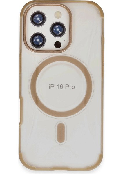 iPhone 16 Pro Max Hilton Magsafe Kapak - Gold - 19925-5151 modelleri