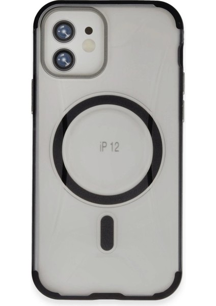 iPhone 12 Hilton Magsafe Kapak - Siyah - 19995-9437