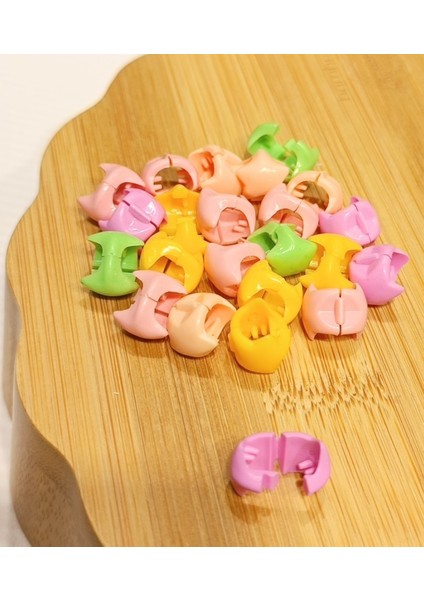 20 Adet Lüks Figürlü Renkli Küçük Saç Örgü Süs Toka