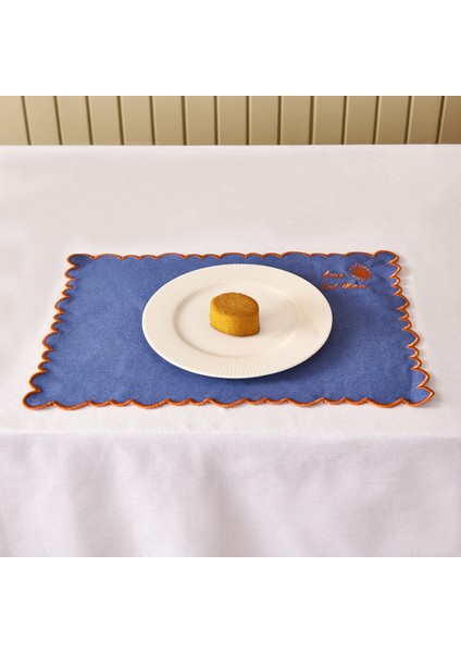 Soft Sun Maddness Amerikan Servis - Lacivert - 30X50 cm