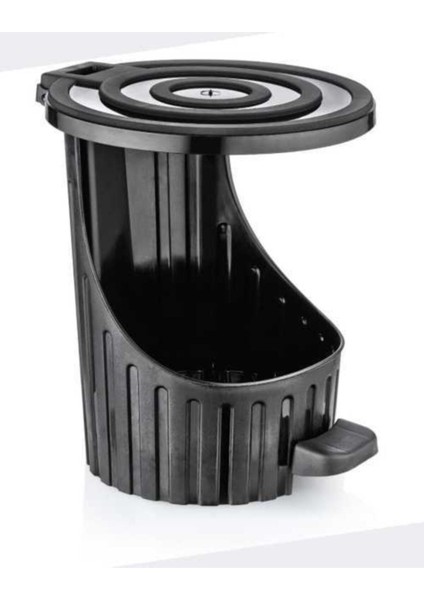 Renkli 8 Lt Pedallı Plastik Çöp Kovası - Gri Renkli, Pratik ve Şık Tasarım fırsatları