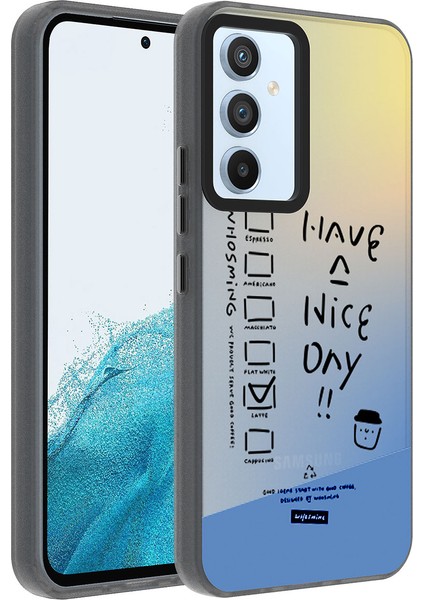 Galaxy A54 Kılıf Desenli Scks Dragon Sert Kapak-Have