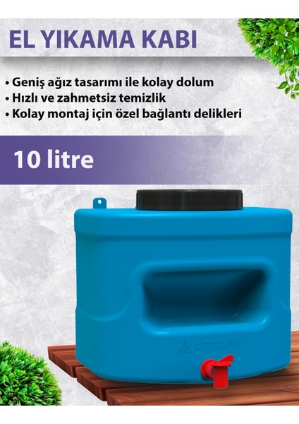 10 Lt El Yıkama Kabı