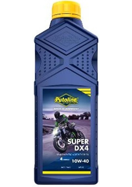 Putolıne 1 Litre Bottle Super Dx4 10W-40 Motosikler Yağı