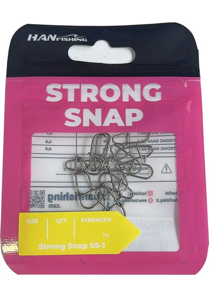 Strong Snap Maket Balık Klipsi