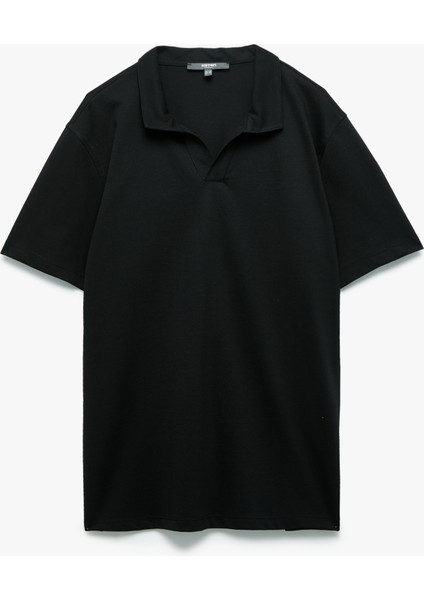 Regular Fit Kısa Kollu Pike Kumaş Pamuklu Polo Yaka Tişört modelleri