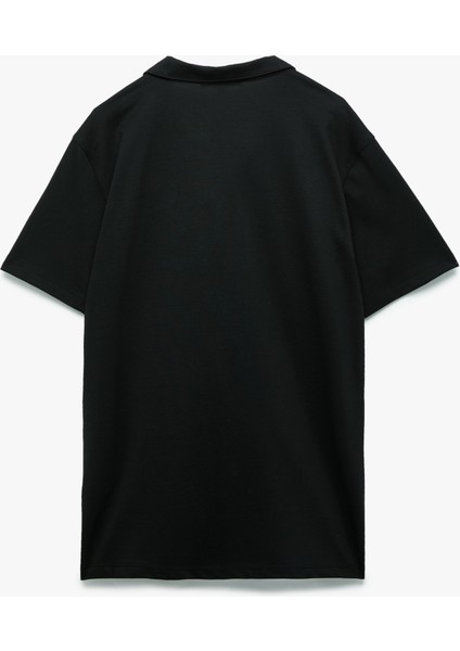 Regular Fit Kısa Kollu Pike Kumaş Pamuklu Polo Yaka Tişört fırsatları