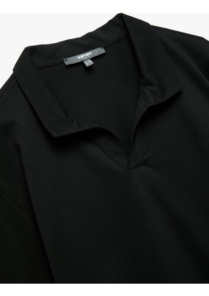 Regular Fit Kısa Kollu Pike Kumaş Pamuklu Polo Yaka Tişört indirimleri