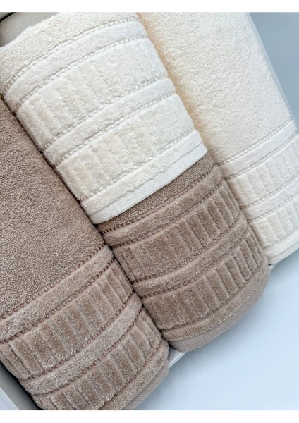 Renkli 4'lü Banyo Havlu Takımı, 50X90 ve 90X150 Cm, Şık ve Yumuşak Dokulu Set fiyatları