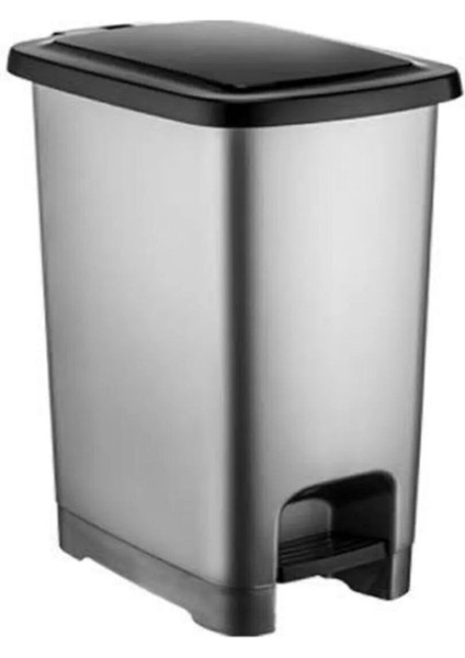 25 Lt Iç Kovası Olmadan Köşeli Çöp Kovası, Gri, Şenyayla Slim fiyatları