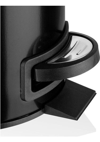 3 Lt Siyah Paslanmaz Pedallı Çöp Kovası - Dayanıklı ve Şık Tasarım fiyatları