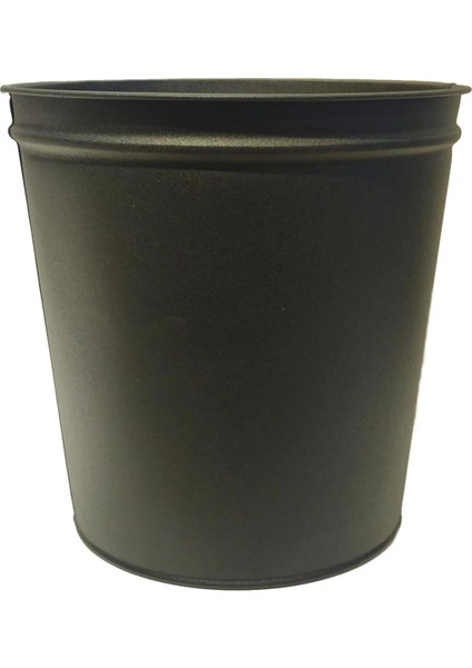 10 Lt Deliksiz Siyah Masa Altı Çöp Kovası, Ofis Kullanımı Için Şık ve Pratik