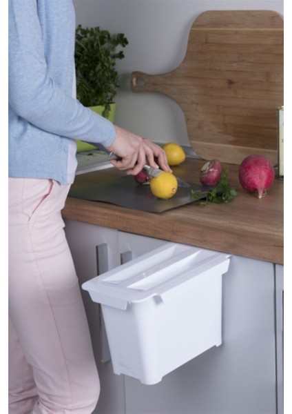 Beyaz 6 Litre Mutfak Çöp Kovası Orijinal Plastik fiyatları