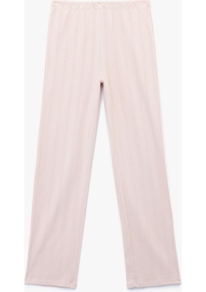 Pamuklu Rahat Kalıp Uzun Pijama Altı