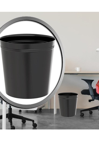 10 Lt Deliksiz Siyah Masa Altı Çöp Kovası, Ofis Kullanımı Için Şık ve Pratik modelleri