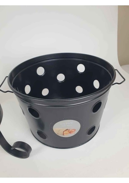 Metal Iki Katlı Saklama Kabı Siyah fırsatları