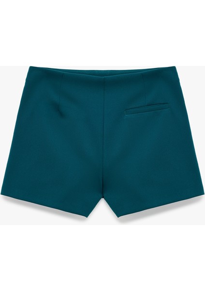Slim Fit Cep Detaylı Mini Şort Etek fiyatları