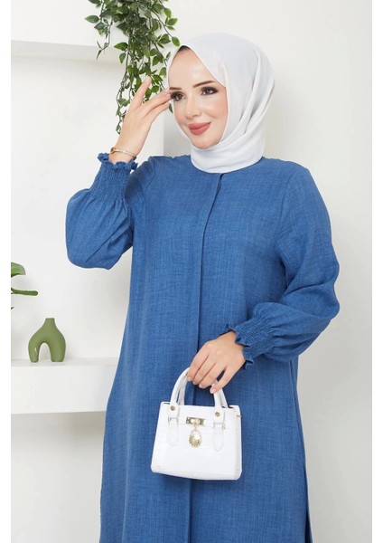 Kadın Uzun Ikili Tesettür Tunik Takım indirimleri