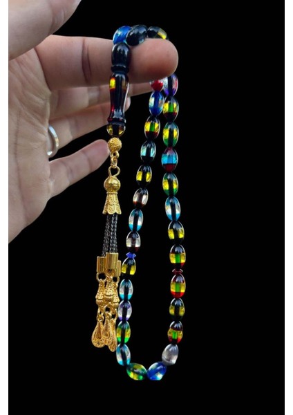 Bonibon Sürmeli Toz Kehribar Tesbih, Kehribar Hediyelik Ahşap Kutulu Tespih modelleri