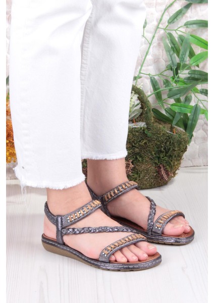 Guja 24Y152-18 Anatomik Rahat Kaymaz Taban Taşlı Kadın Sandalet modelleri