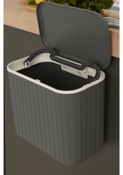 Gri 8 Lt Çöp Kovası, Şık ve Kullanışlı Ev Ihtiyaçları Için Ideal Tercih fiyatları