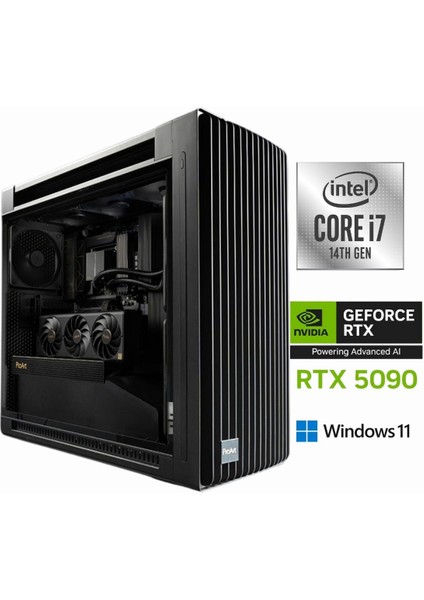 Proart PA602-436 İ7-14700K 64GB Ddr5 8tb+8tb M.2 Asus Rog Rtx 5090 32GB W11PRO Masaüstü Bilgisayar