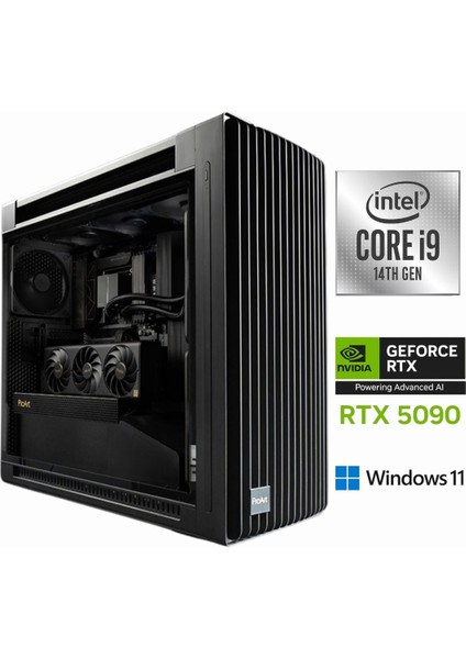 Proart PA602-632 İ9-14900KF 128GB Ddr5 4tb+4tb M.2 Asus Rog Rtx 5090 32GB W11PRO Masaüstü Bilgisayar