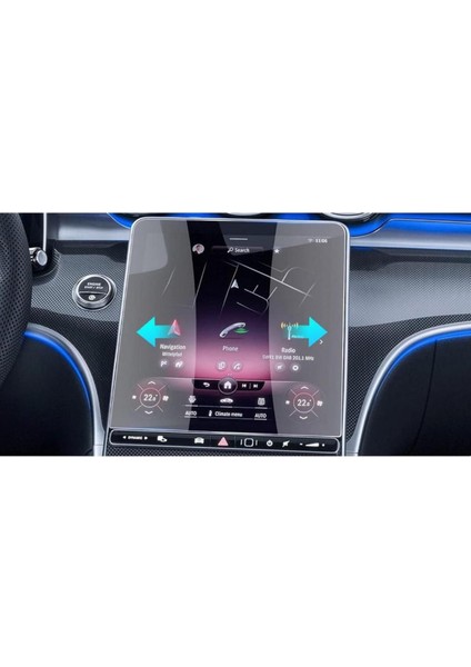 Mercedes Cle 11.9 Inç Ekran Koruyucu Multimedya Nano 2024 fiyatları