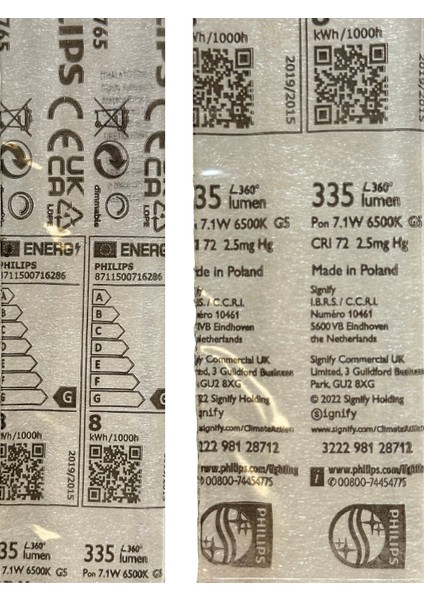 (6 Adet) Philips 8W 765 Beyaz Işık (6500K) G5 duylu T5 Floresan fırsatları