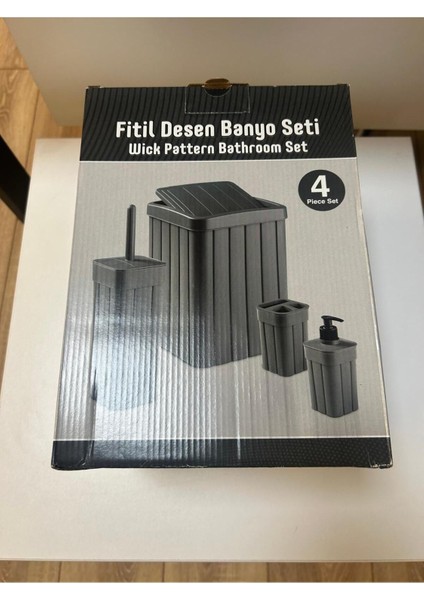 Fitilli 4 Parça Banyo Klozet Takımı, Şık ve Kullanışlı Tasarım modelleri