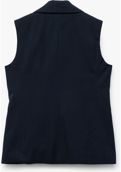 Kruvaze Yaka Kolsuz Viskon Karışımlı Basic Okul Yeleği fiyatları