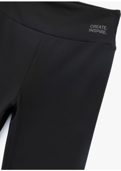 Yüksek Bel Slim Fit Biker Spor Tayt modelleri