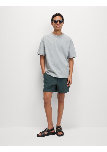 Pamuk Karışımlı Elastik Bel Şort fiyatları