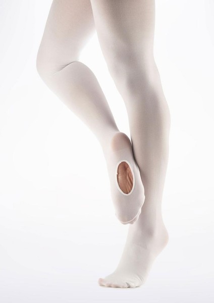 Dancewear Convertible Bale Çorabı Beyaz