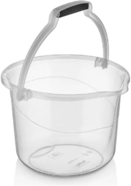 Şeffaf 8 Lt Su Kovası, Dayanıklı ve Kullanışlı Tasarım, Hafif ve Pratik Kullanım