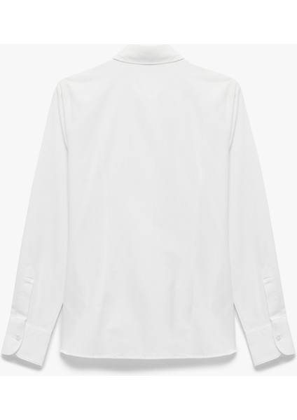 Regular Fit Klasik Yaka Uzun Kollu Poplin Gömlek fırsatları