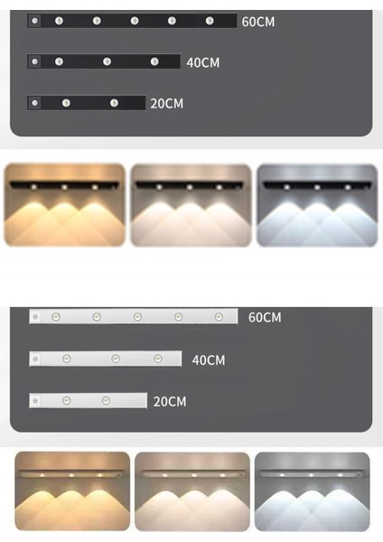 Slim LED Kabin Armatürü Hareket Sensörlü Dekoratif Gece Lambası USB Şarjlı Aydınlatma fiyatları