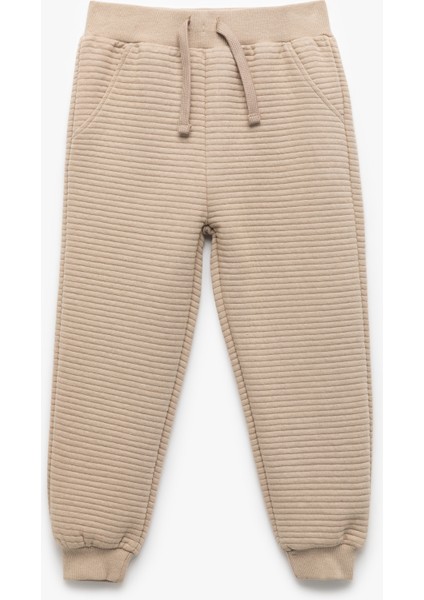 Pamuklu Beli Bağcıklı Basic Jogger Eşofman Altı