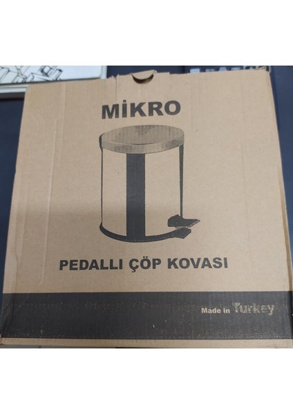 Gri Pedallı Çöp Kovası, Pratik ve Şık Temizlik Çözümü